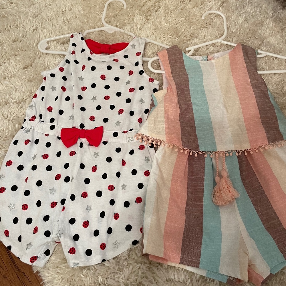 NWT rompers
